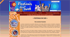 Desktop Screenshot of festivalsdusud.com