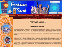 Tablet Screenshot of festivalsdusud.com